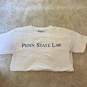White Penn state law t-shirt